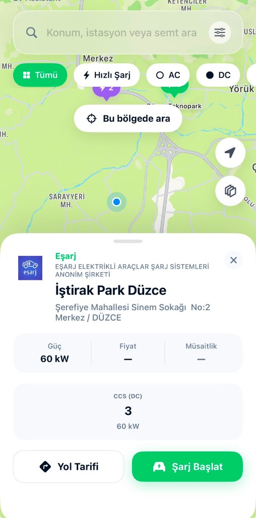Kısayollar ekranı